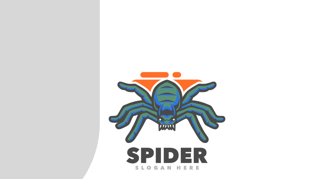 Spider mascot cute logo template #324634 - TemplateMonster