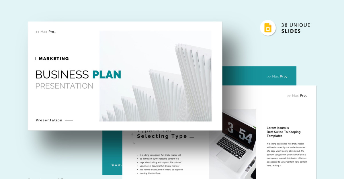 Business Plan Presentation Powerpoint Layout Template