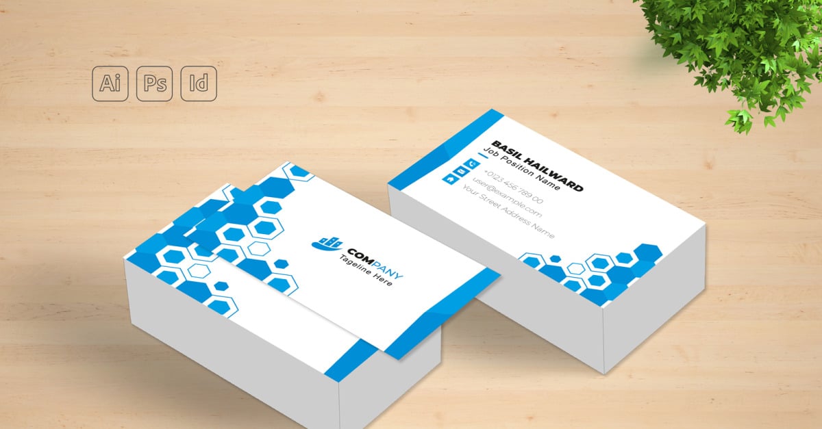 Business Card Template Design layout - TemplateMonster