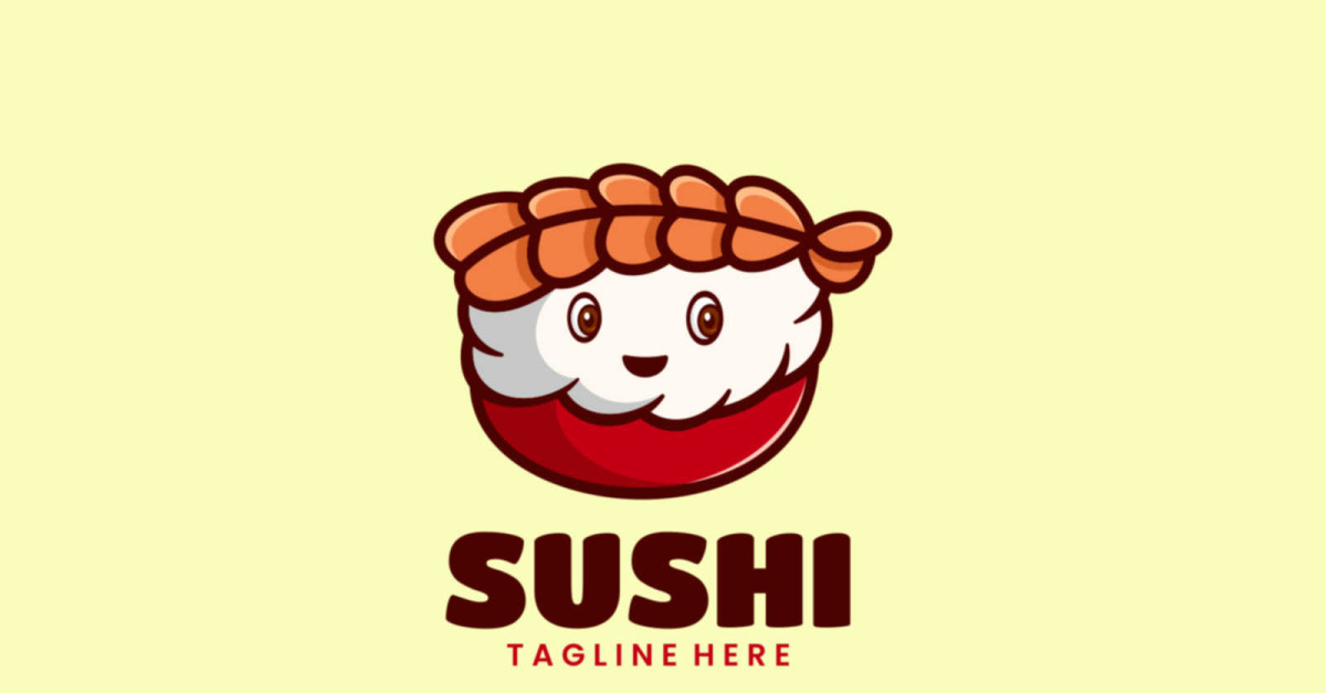 Premium Vector  Sushi marketing character. cartoon mascot vector