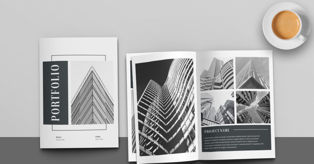 Portfolio Template Layout Design and Brochure, Company Profile