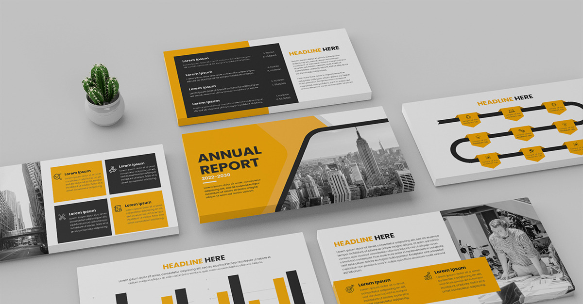 Business Annual Report PowerPoint Presentation Slides Template
