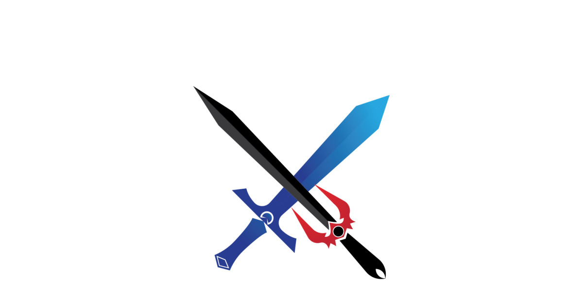 Sword item collection in game vector design v14