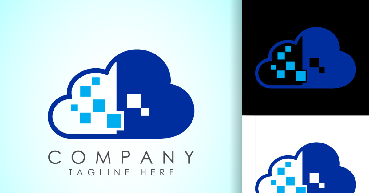 Cloud Computing Icon or Logo Stock Vector - Illustration of application,  conceptual: 27908062