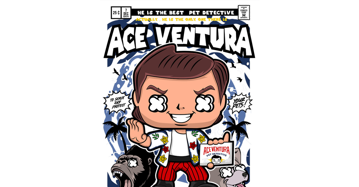 Ace Ventura Vector Illustration #328997 - TemplateMonster