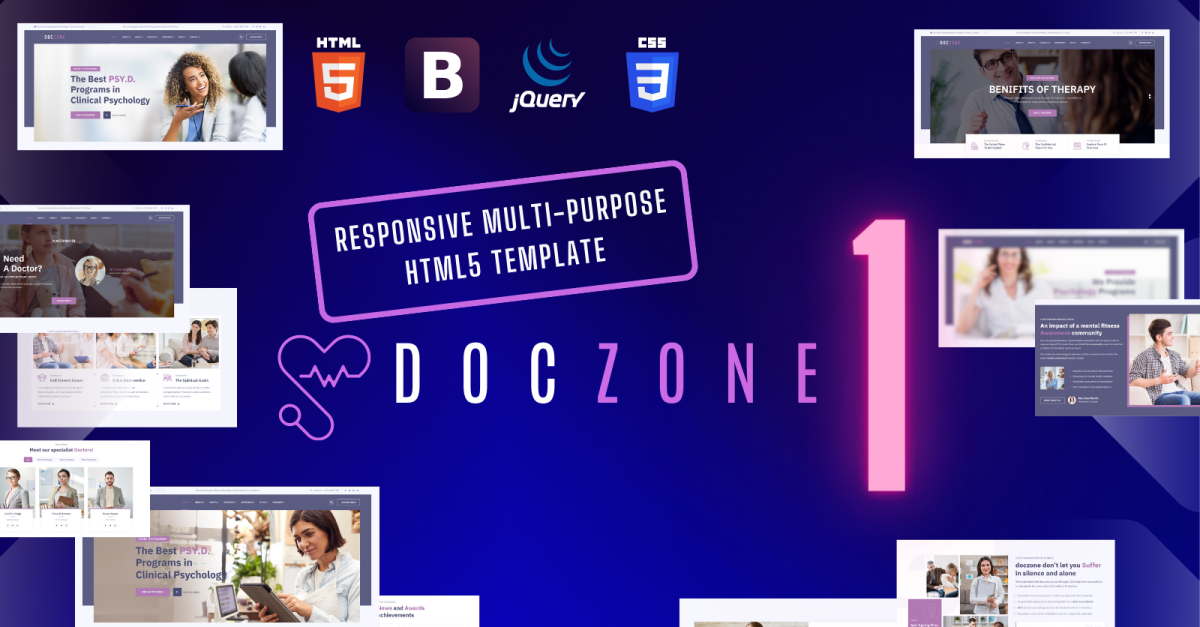 DocZone - Responsive Multi-purpose HTML5 Template