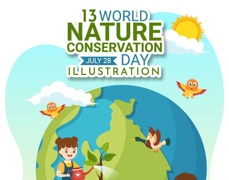 13 World Nature Conservation Day Illustration