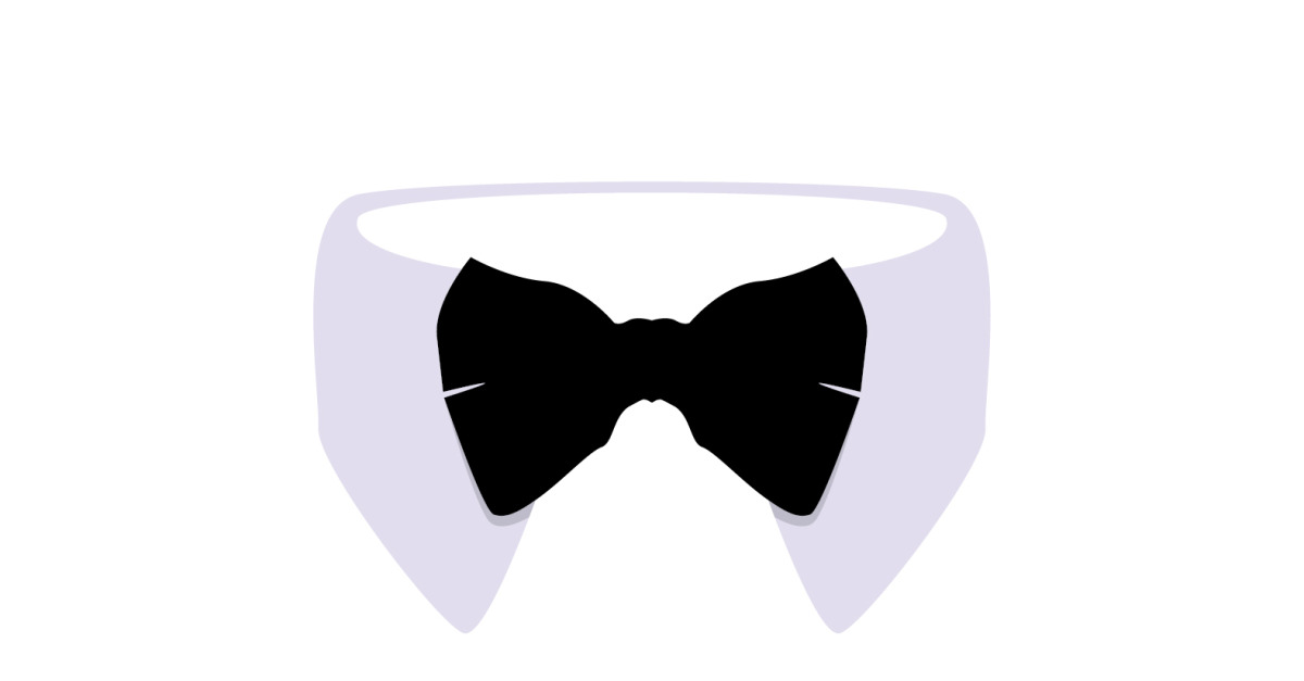 Logotipo de terno de empregada e design vetorial de símbolo v3