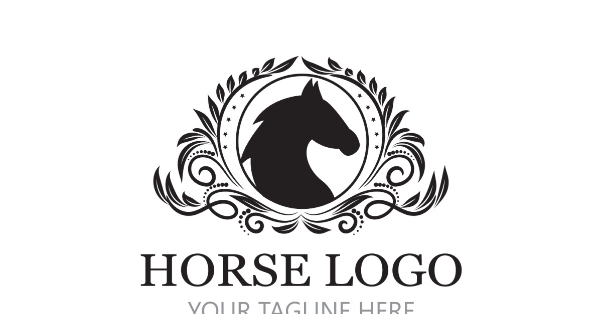 Horse Logo Illustration - MasterBundles