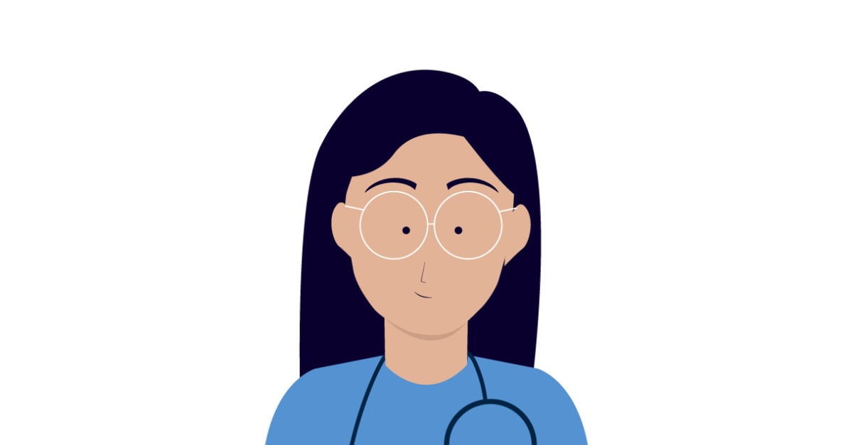 Enfermeira De Desenho Animado Presente Ilustração do Vetor - Ilustração de  doutor, feliz: 226218360