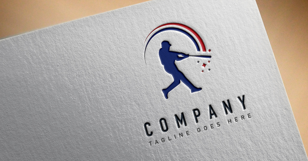 Modelo De Design De Logotipo De Esporte De Beisebol Softball