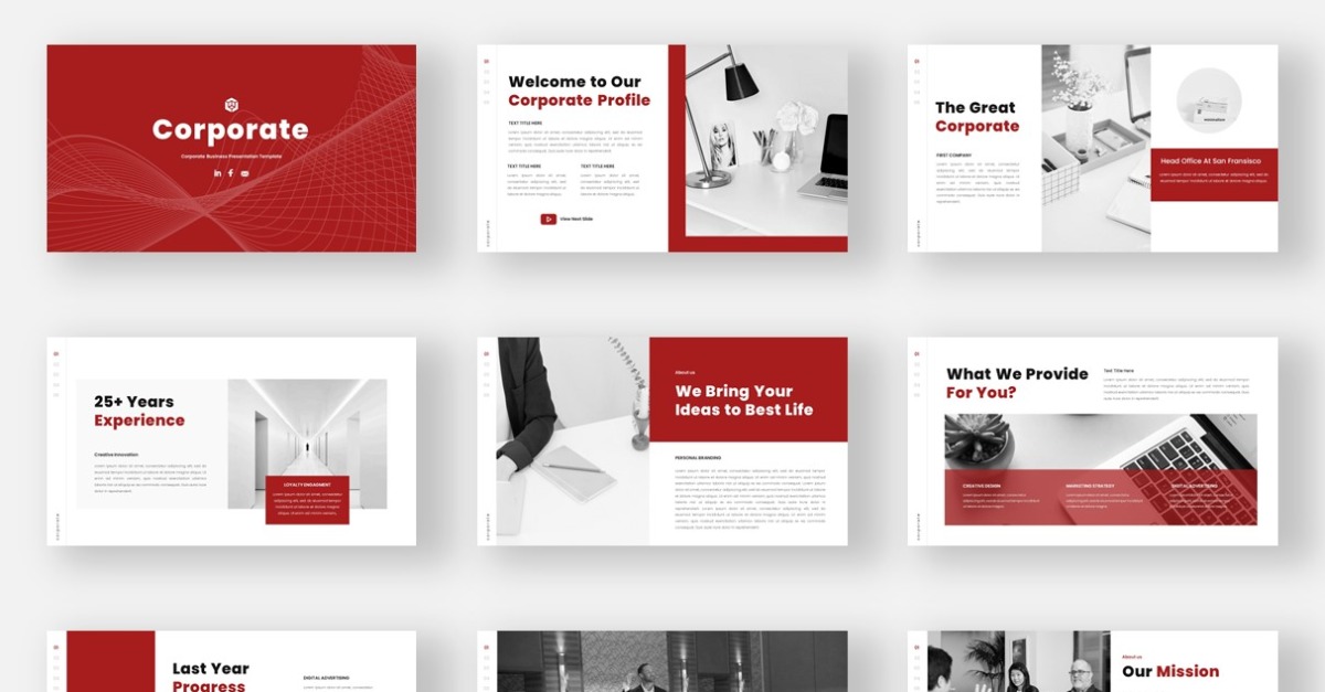 Corporate Business Corporate PowerPoint Template Corporate Business Corporate PowerPoint Template