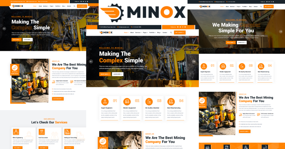 Minox - Mining Company HTML5 Template