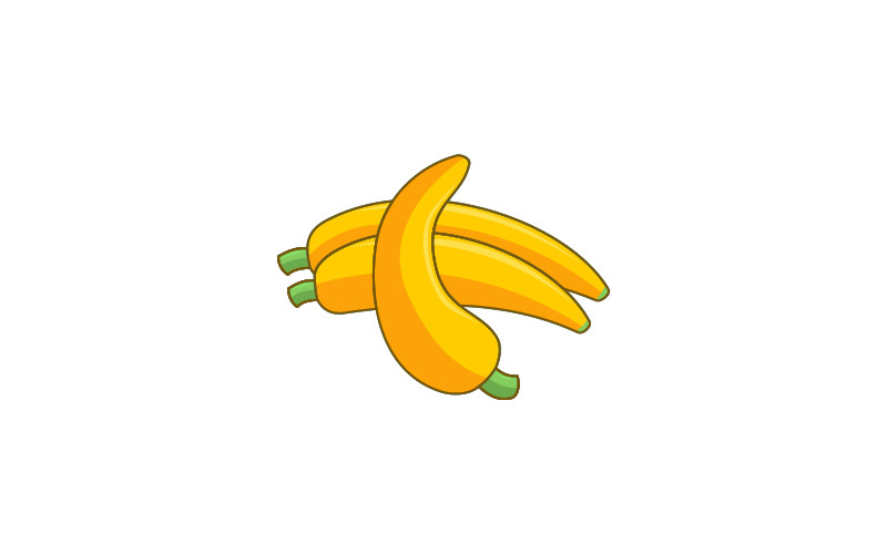 modele de conception de logo banane fruite identite de marque