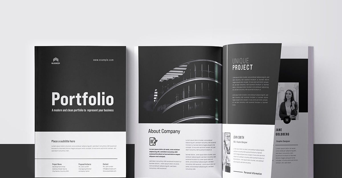 Architecture Portfolio Brochure #335889 - TemplateMonster