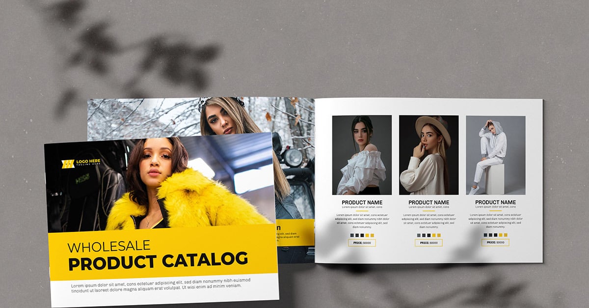 Landscape Wholesale Catalog Template - Templatemonster