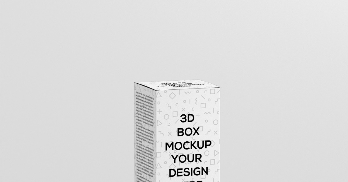 Rectangle Box - Rectangle Box Mockup - TemplateMonster