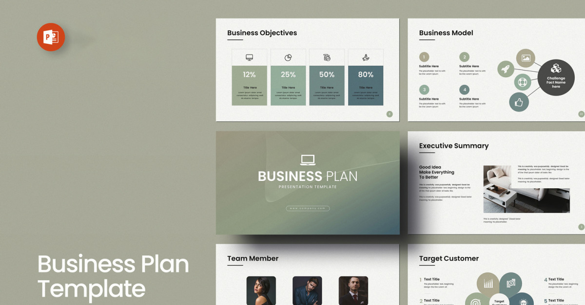 business plan layouts