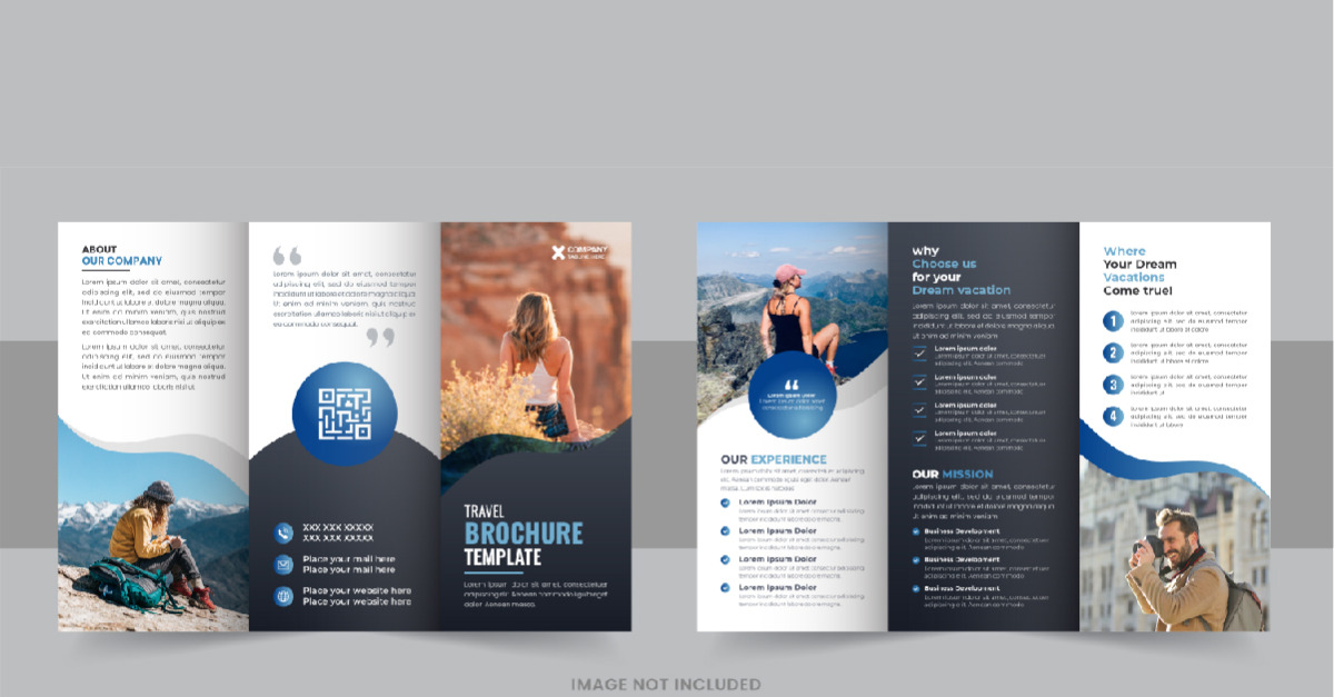 Modelo De Folheto De Viagem Modelo De Design De Folheto De Viagens De