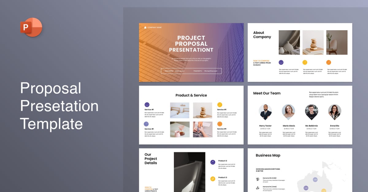 Proposal Layout PowerPoint Presentation Template