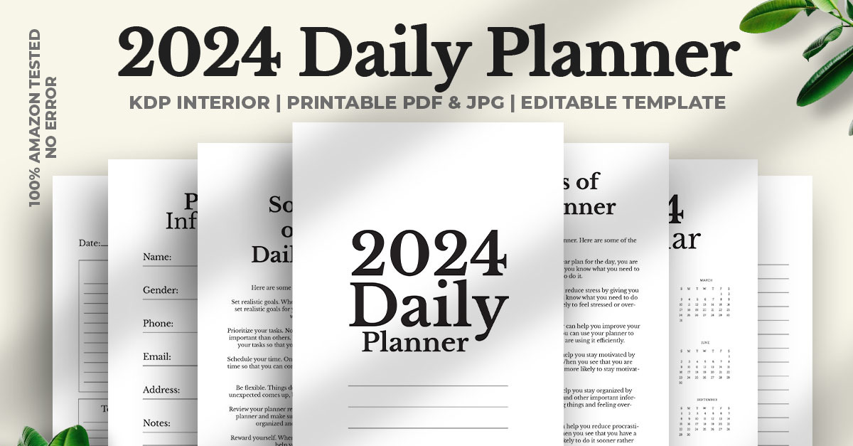 Agenda settimanale 2024 stampabile Layout con casella superiore oraria  Lettera/raccoglitore 8,5 x 11 pollici/formato grande HP Design minimale e  neutro 2 pagine PDF -  Italia