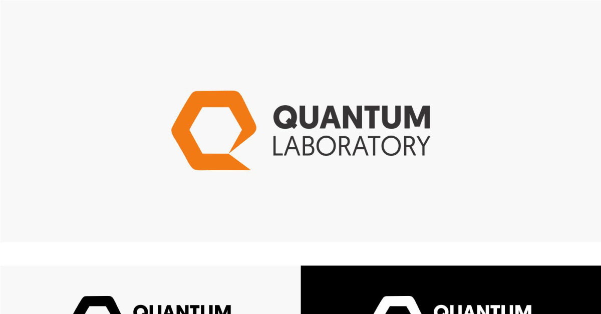 Quantum Laboratory Logo Design Template TemplateMonster
