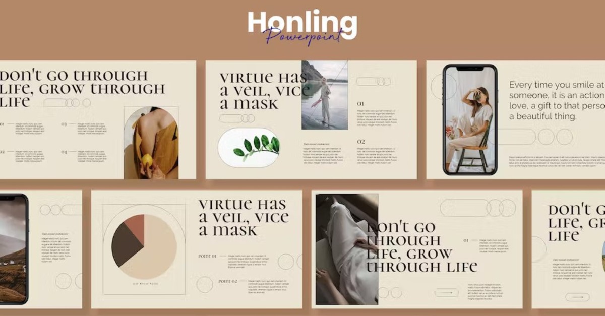 Honling - Estetik Powerpoint #345088 - TemplateMonster