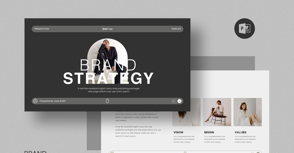 Brand Strategy PowerPoint Presentation Layout