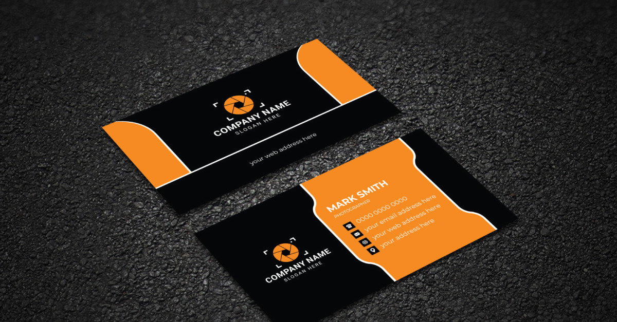 Modern and Clean Professional Business Card Template