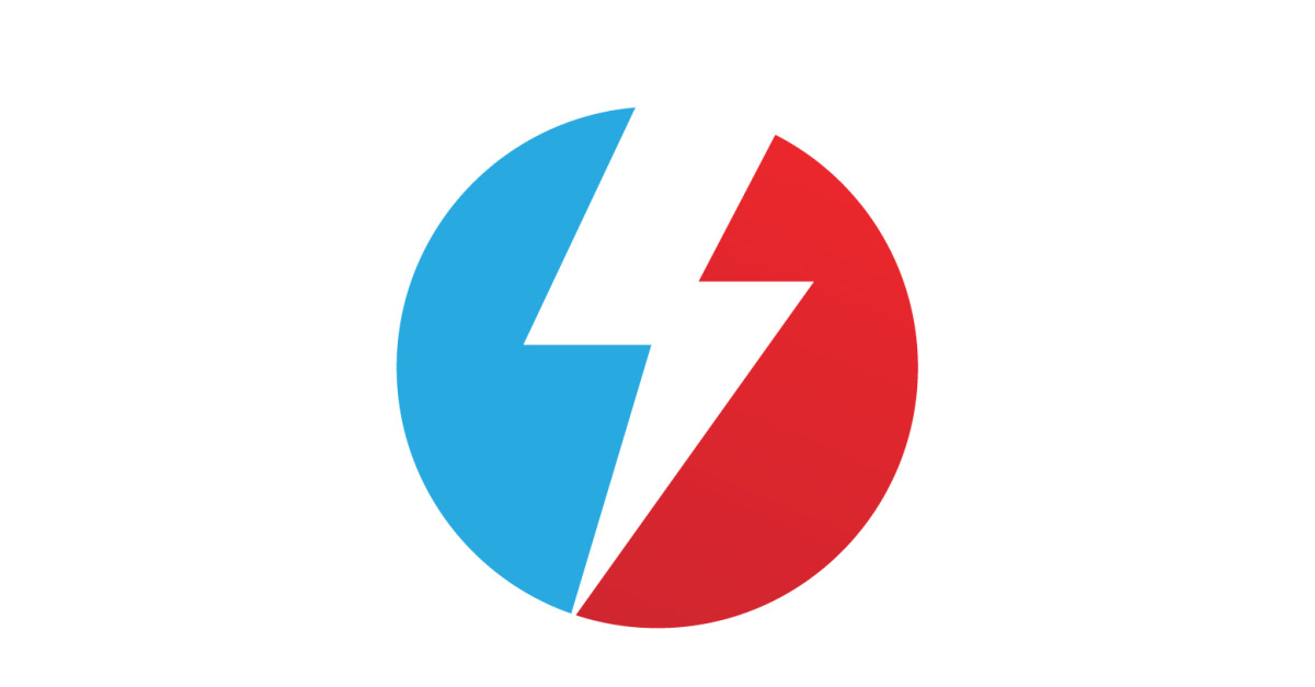 Logo de l'éclair éclair strombolt v17 - TemplateMonster