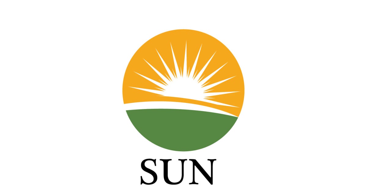 Sun logo nature vector v.7 #349748 - TemplateMonster