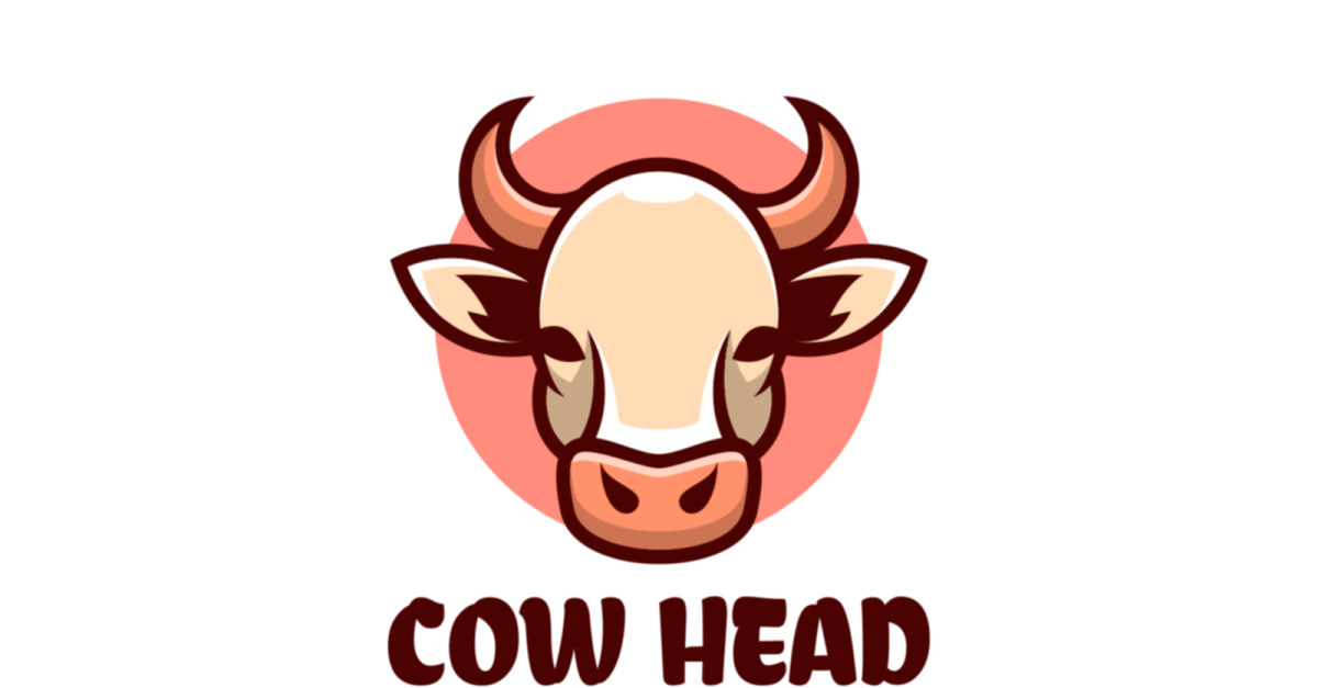 Cow Head Logo Icon Image & Photo (Free Trial) | Bigstock