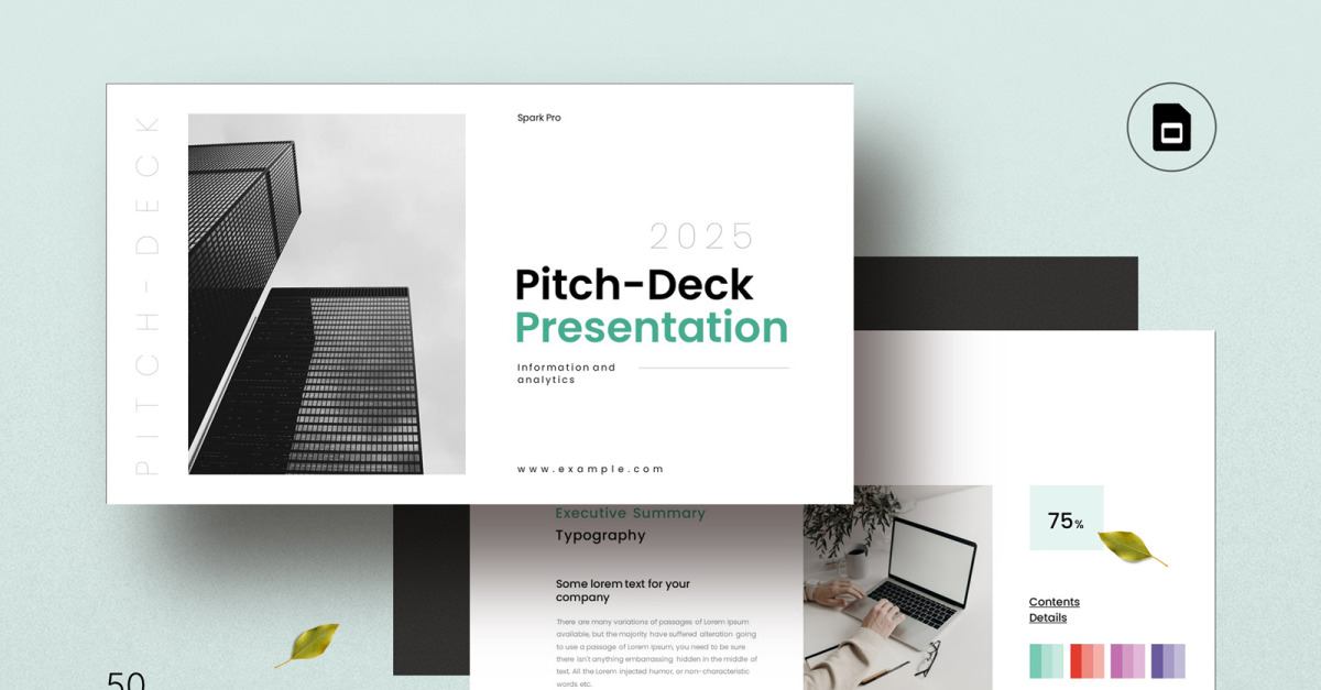 Plantilla De Presentaci N Creativa De Pitch Deck