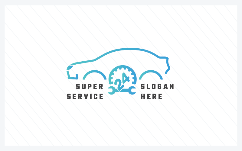 Modelos De Logotipo Super Auto Services Pro Templatemonster