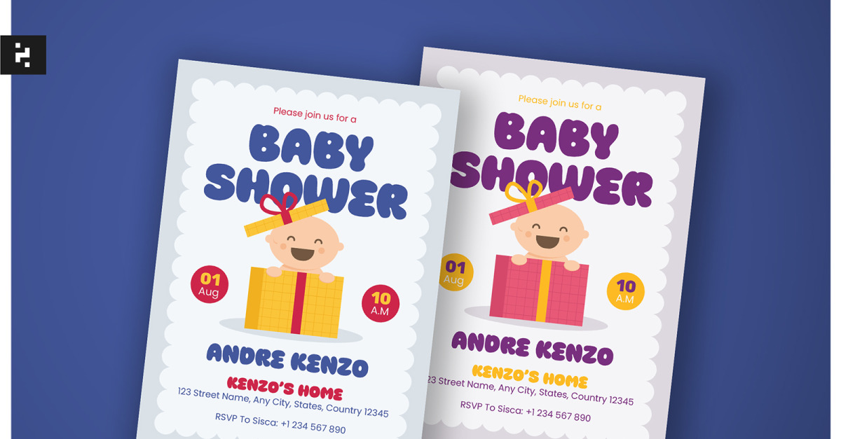 Baby Shower Invitation Gift Theme 353766 TemplateMonster
