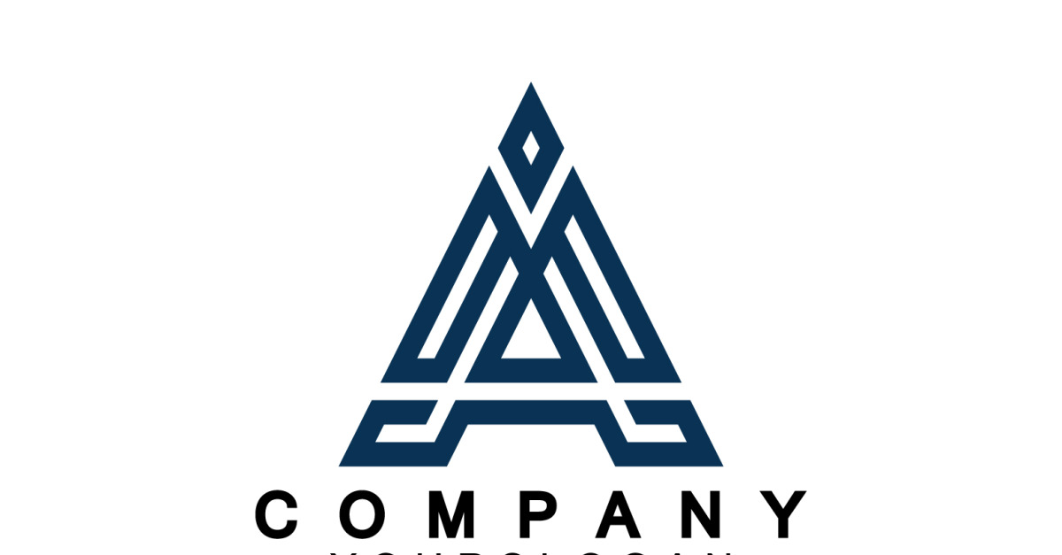 A Letter initial name logo vector v39 - TemplateMonster