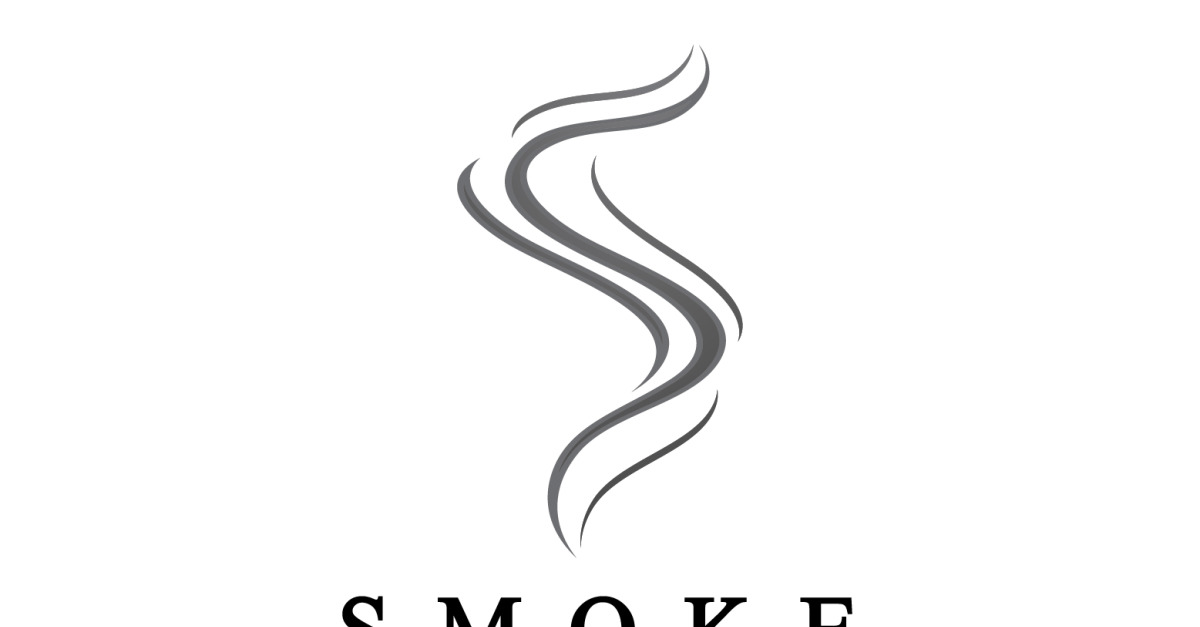 Smoke flame logo vector template v2 #356332 - TemplateMonster