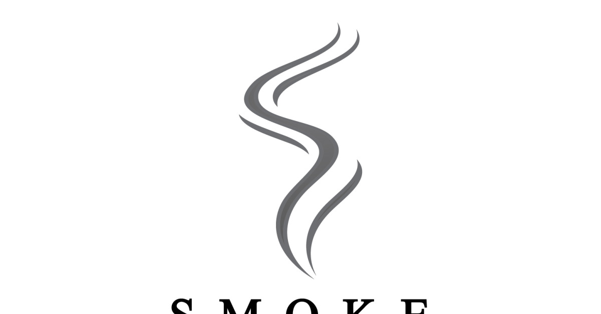 Smoke flame logo vector template v3 #356331 - TemplateMonster