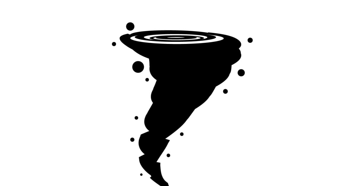 Tornado vortex icon logo vector v13 #356451 - TemplateMonster