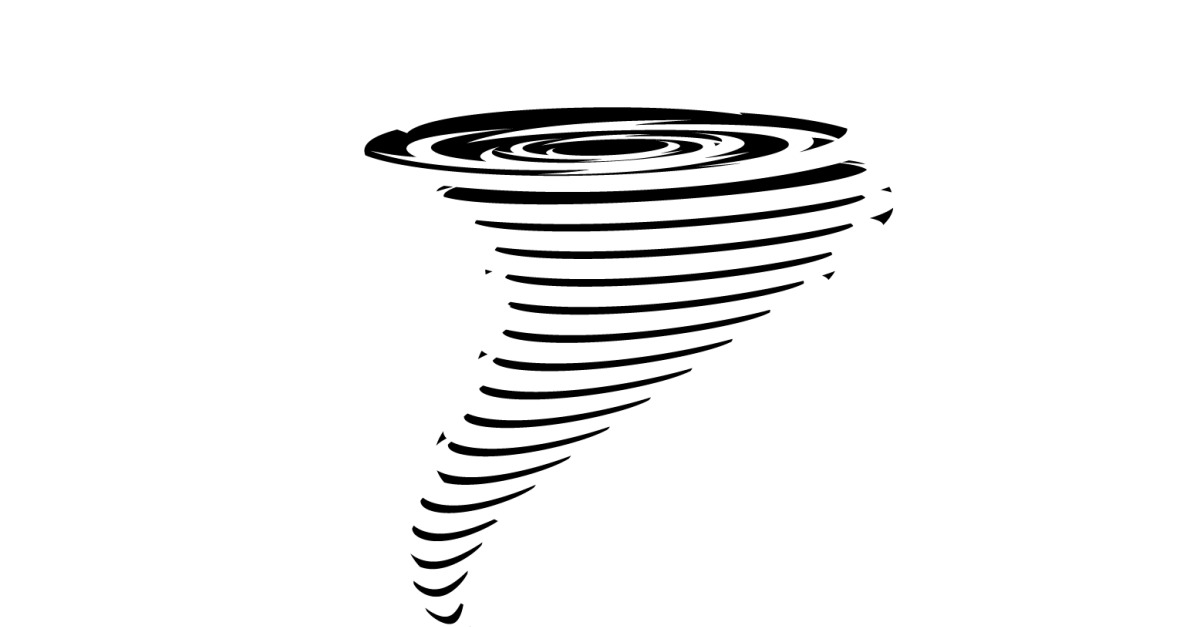 Tornado vortex icon logo vector v23 #356468 - TemplateMonster