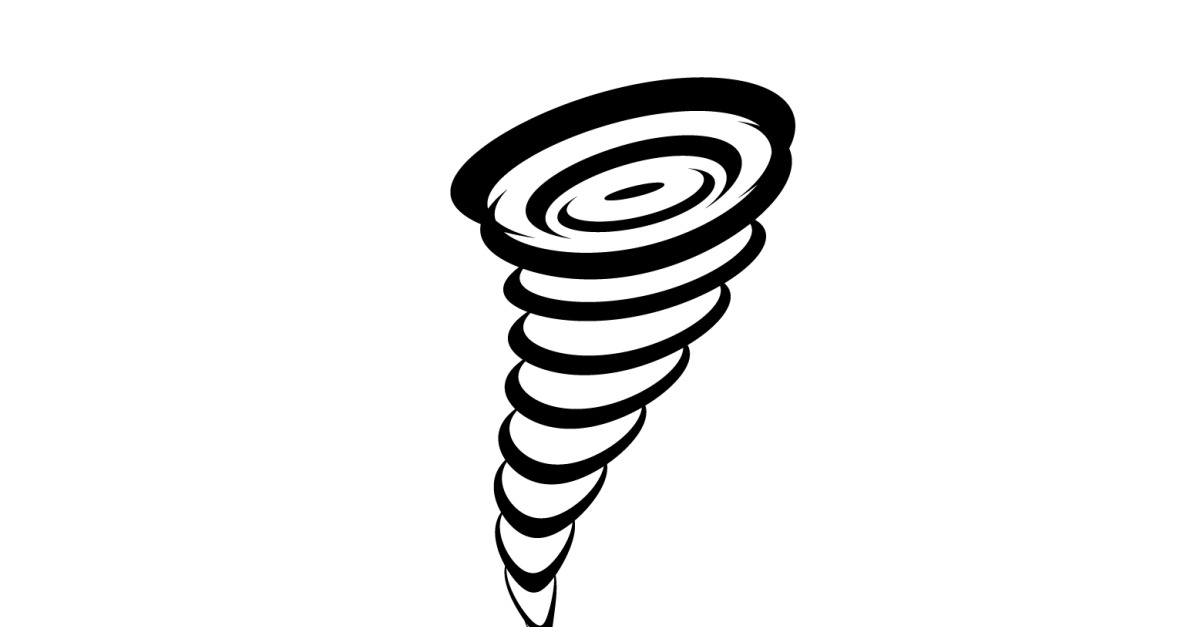 Tornado vortex icon logo vector v5 #356449 - TemplateMonster