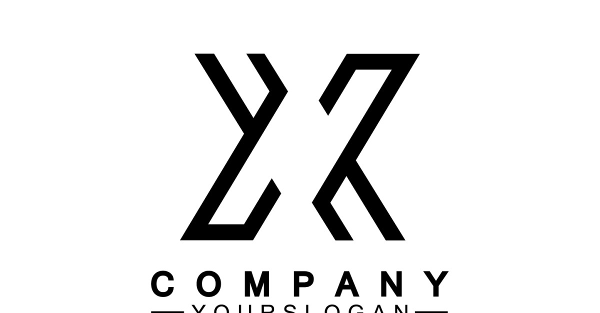 X initial name logo company vector v2 - TemplateMonster