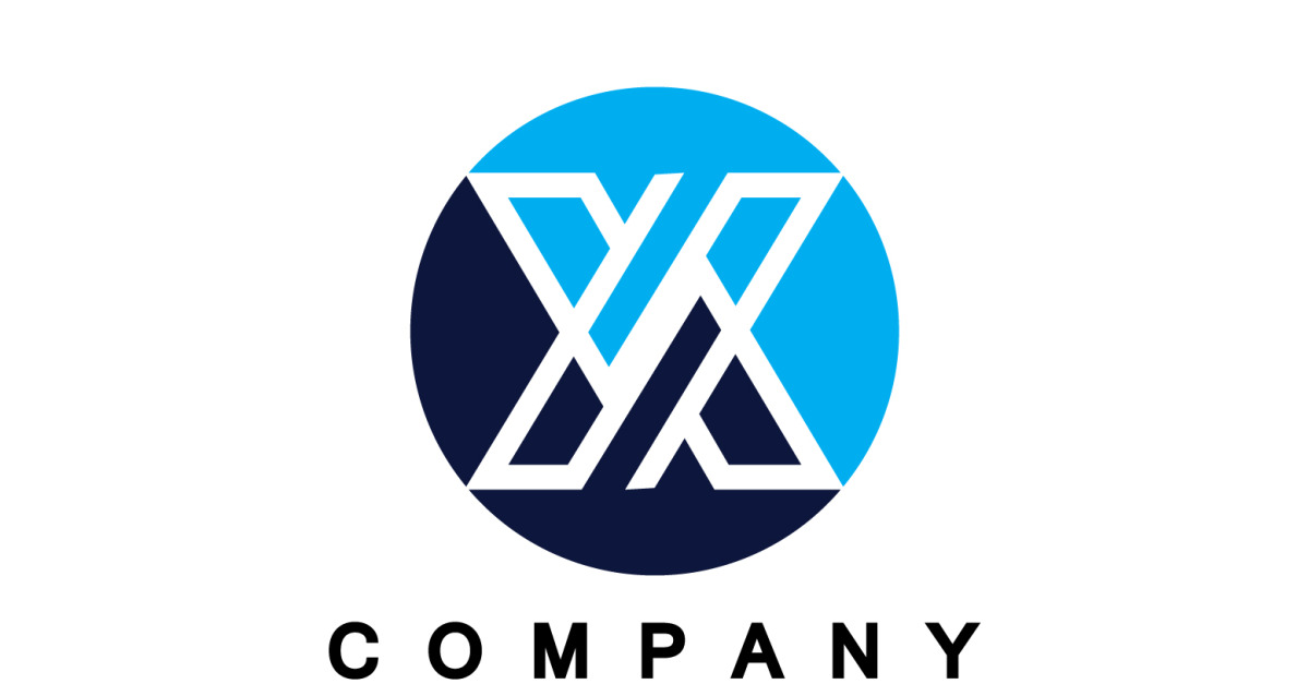X initial name logo company vector v41 - TemplateMonster