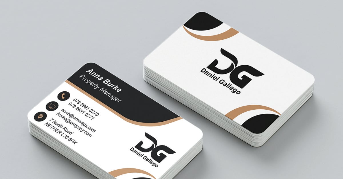 Stunning visiting Card - Ready to use - printable format