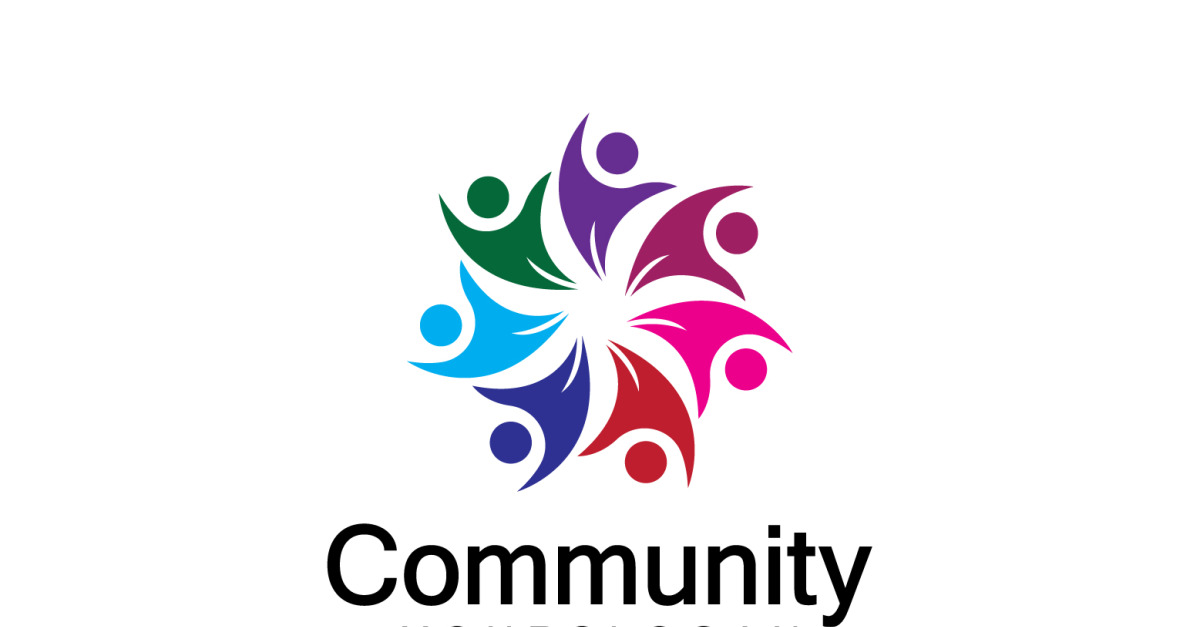 Community team group unity friend success health logo v16