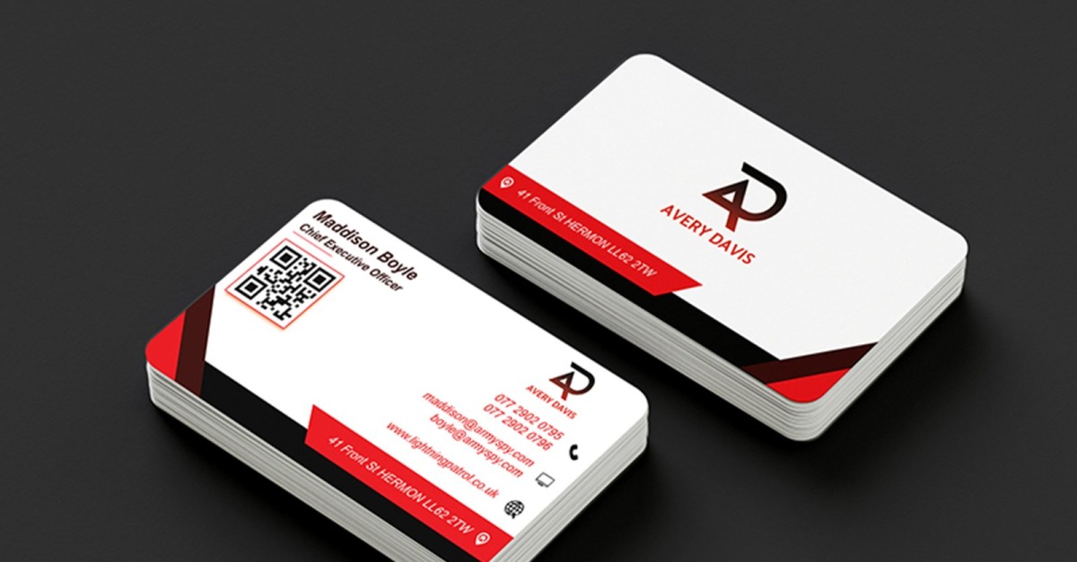 Stunning and Creative visiting Card - Ready to use - printable format