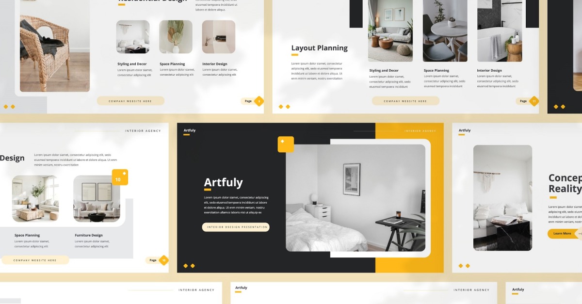 Arfuly — Interior Design Powerpoint Template
