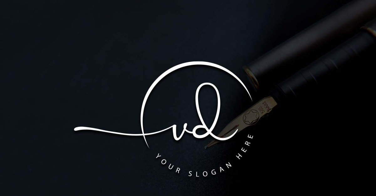 Premium Vector | Letter vd logo creative design concept
