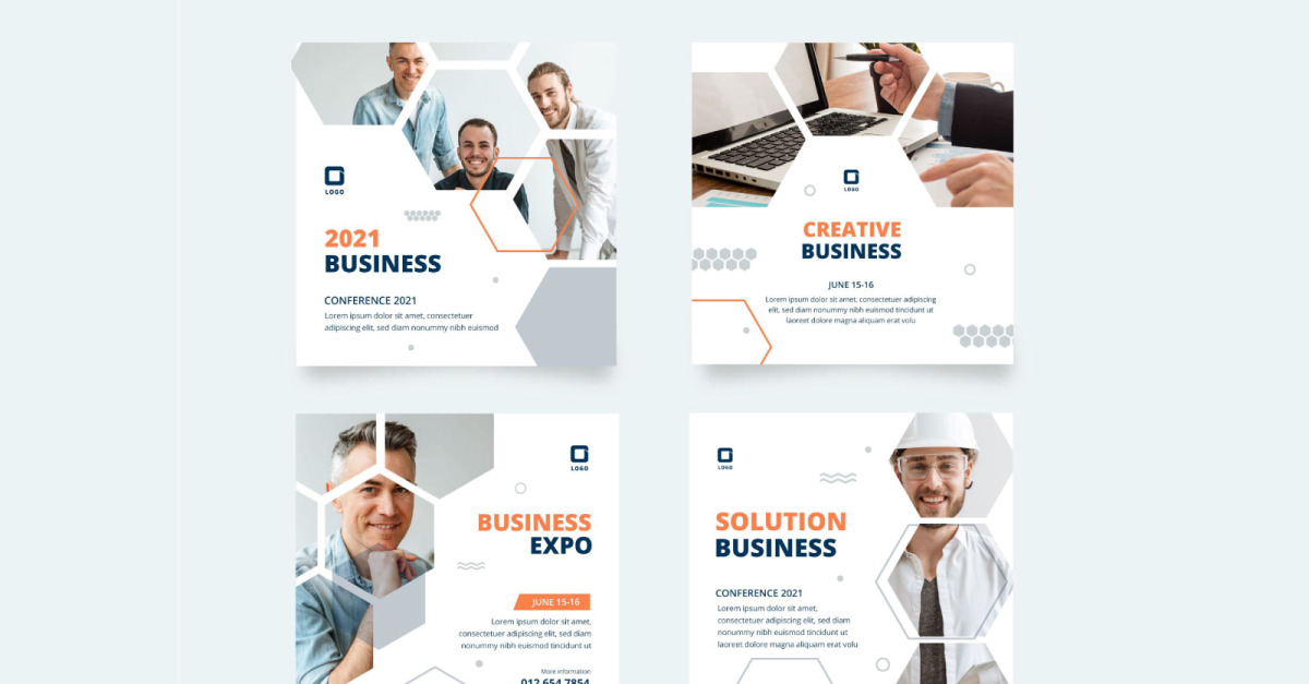 Business Social Media Post Collection Template