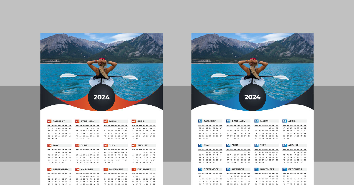 vettore 2024 calendario, 2024 calendario, o 2024 parete calendario